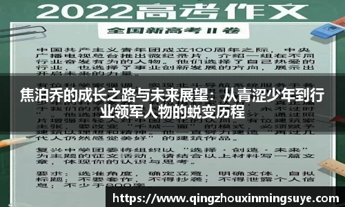 焦泊乔的成长之路与未来展望：从青涩少年到行业领军人物的蜕变历程